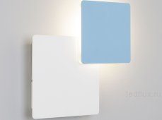 Светодиодный настенный светильник 40136/1 белый/голубой