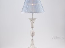 Настольная лампа с абажуром 01026/1 серый