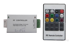 Контроллер RGB-LF-CK-24A (12V-24V, 288W-576W)  пульт управления цветом 24 кнопки (радио сигнал)
