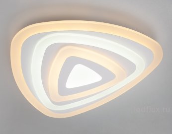 Накладной светодиодный светильник с пультом 90116/1 белый 