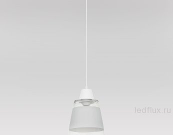 Белый подвесной светильник со стеклянным плафоном 939 Trick 