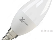 СД лампа X-flash XF-E14-C37-6.5W-2700K-230V