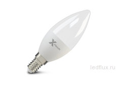 СД лампа X-flash XF-E14-C37-6.5W-4000K-230V