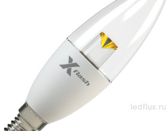 Светодиодная лампа X-flash XF-BСС-E14-3W-3000K-220V 