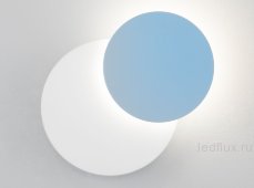 Светодиодный настенный светильник 40135/1 белый/голубой
