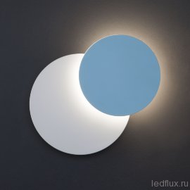 Светодиодный настенный светильник 40135/1 белый/голубой - Светодиодный настенный светильник 40135/1 белый/голубой
