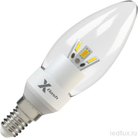 СД лампа X-flash XF-E14-CC-AG-4W-3000K-220V - СД лампа X-flash XF-E14-CC-AG-4W-3000K-220V