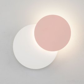 Светодиодный настенный светильник 40135/1 белый/розовый - Светодиодный настенный светильник 40135/1 белый/розовый