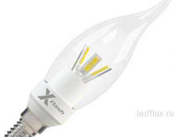 СД лампа X-flash XF-E14-CW-AG-4W-4000K-220V 