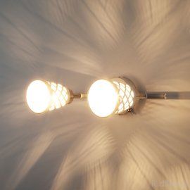 Настенный светильник с поворотными плафонами 20060/2 белый - Настенный светильник с поворотными плафонами 20060/2 белый