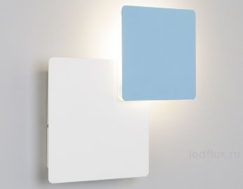 Светодиодный настенный светильник 40136/1 белый/голубой 