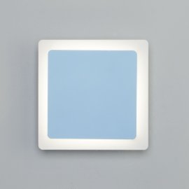 Светодиодный настенный светильник 40136/1 белый/голубой - Светодиодный настенный светильник 40136/1 белый/голубой