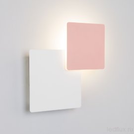 Светодиодный настенный светильник 40136/1 белый/розовый - Светодиодный настенный светильник 40136/1 белый/розовый