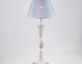 Настольная лампа с абажуром 01026/1 серый 