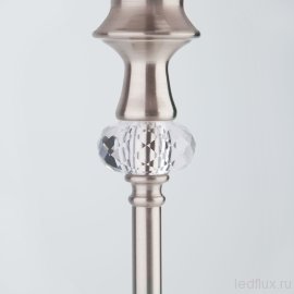 Настольная лампа с абажуром 01049/1 сатин-никель - Настольная лампа с абажуром 01049/1 сатин-никель