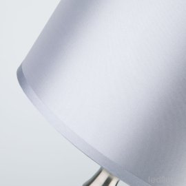 Настольная лампа с абажуром 01049/1 сатин-никель - Настольная лампа с абажуром 01049/1 сатин-никель