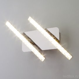 Светодиодный настенный светильник с хрусталем 90041/2 хром - Светодиодный настенный светильник с хрусталем 90041/2 хром