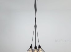 Подвесной светильник в стиле лофт 50059/3 черный