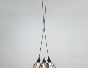 Подвесной светильник в стиле лофт 50059/3 черный 