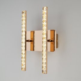 Светодиодный настенный светильник с хрусталем 90041/2 золото - Светодиодный настенный светильник с хрусталем 90041/2 золото