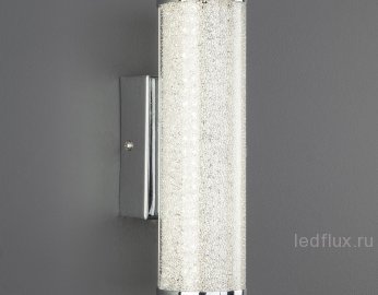 Светодиодный настенный светильник с хрустальной крошкой 90060/1 хром 