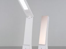 Настольный аккумуляторный светодиодный светильник Desk белый/золотой (TL90450)