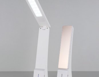 Настольный аккумуляторный светодиодный светильник Desk белый/золотой (TL90450) 