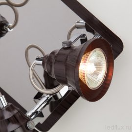 Потолочный светильник с поворотными плафонами 20062/4 хром/венге - Потолочный светильник с поворотными плафонами 20062/4 хром/венге