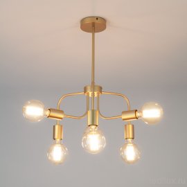 Подвесной светильник в стиле лофт 70058/6 золото - Подвесной светильник в стиле лофт 70058/6 золото