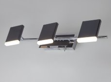 Светодиодный настенный светильник с поворотными плафонами 20000/3 черный