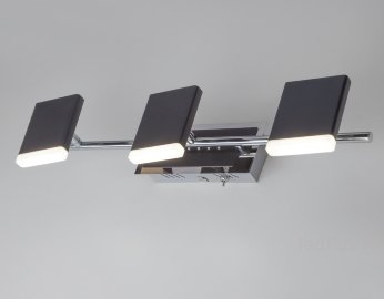 Светодиодный настенный светильник с поворотными плафонами 20000/3 черный 