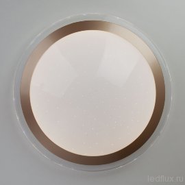 Светодиодный круглый светильник с пультом 40003/1 LED матовое золото - Светодиодный круглый светильник с пультом 40003/1 LED матовое золото