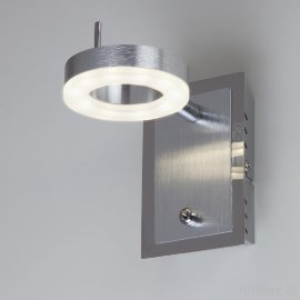 Светодиодный настенный светильник с поворотными плафонами 20001/1 алюминий - Светодиодный настенный светильник с поворотными плафонами 20001/1 алюминий