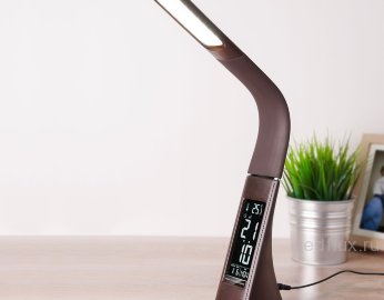 Светодиодная настольная лампа 90202/1 коричневый 
