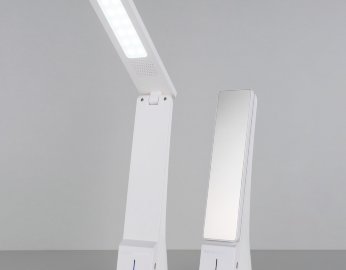 Светодиодная настольная лампа Desk белый/серебряный (TL90450) 