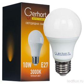 Лампа 10W GERHORT A60 LED 3000K E27 - Лампа 10W GERHORT A60 LED 3000K E27