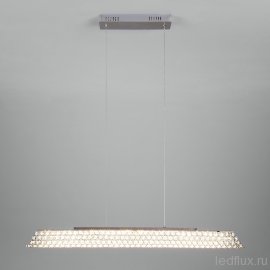 Светодиодный подвесной светильник с хрусталем 90075/1 хром - Светодиодный подвесной светильник с хрусталем 90075/1 хром