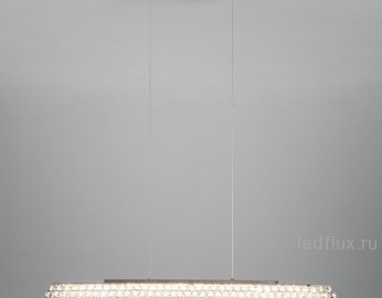 Светодиодный подвесной светильник с хрусталем 90075/1 хром 
