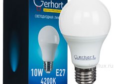 Лампа 10W GERHORT A60 LED 4200K E27