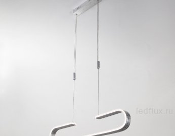 Светодиодный подвесной светильник 90072/1 серебряный 