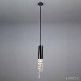 Подвесной светильник с хрусталем 50067/1 черный - Подвесной светильник с хрусталем 50067/1 черный