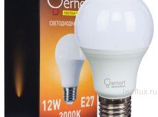 Лампа 12W GERHORT A60 LED 3000K E27