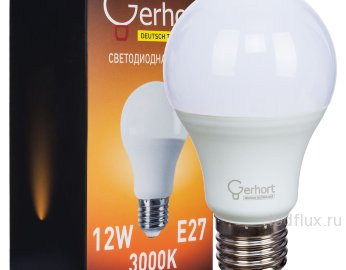 Лампа 12W GERHORT A60 LED 3000K E27 