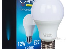 Лампа 12W GERHORT A60 LED 4200K E27