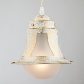 Подвесной светильник 50055/1 белый с золотом - Подвесной светильник 50055/1 белый с золотом