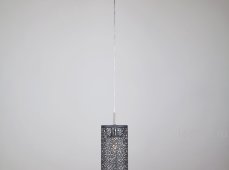 Подвесной светильник с хрусталем 1180/1 хром