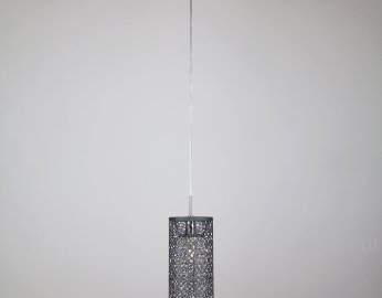 Подвесной светильник с хрусталем 1180/1 хром 