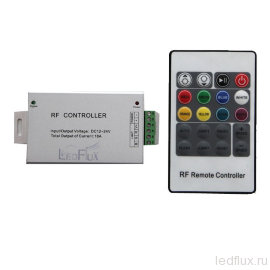 Контроллер RGB-LF-CK-24A (12V-24V, 288W-576W)  пульт управления цветом 24 кнопки (радио сигнал) - Контроллер RGB-LF-CK-24A (12V-24V, 288W-576W)  пульт управления цветом 24 кнопки (радио сигнал)