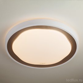 Накладной круглый светильник с пультом 40006/1 LED кофе - Накладной круглый светильник с пультом 40006/1 LED кофе