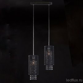 Подвесной светильник с хрусталем 1180/2 хром - Подвесной светильник с хрусталем 1180/2 хром